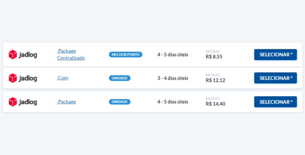 jadlog package