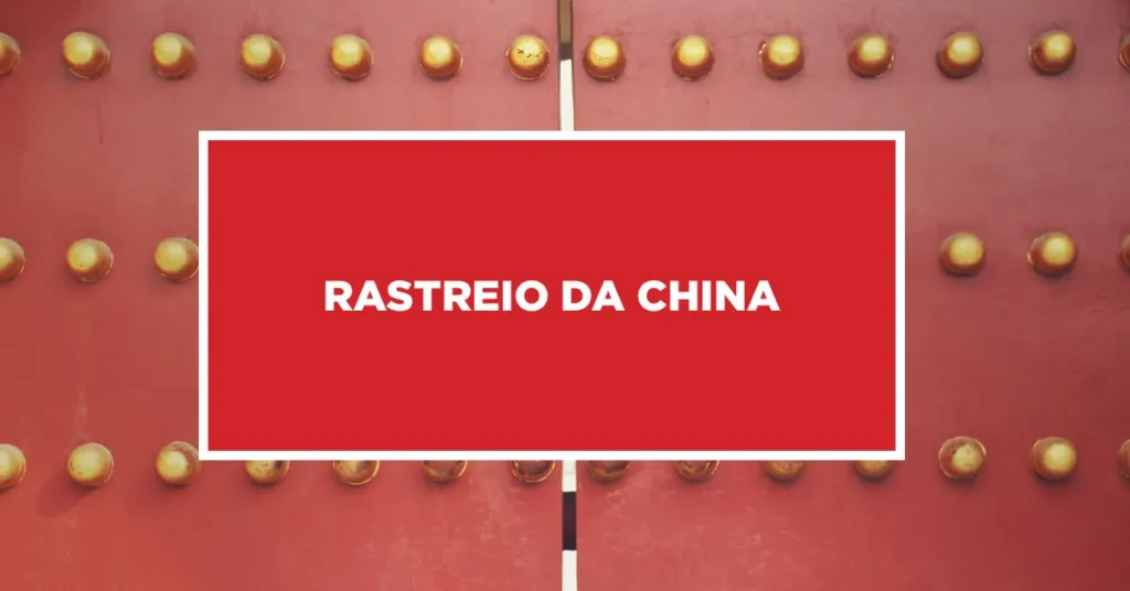 rastreamento da china